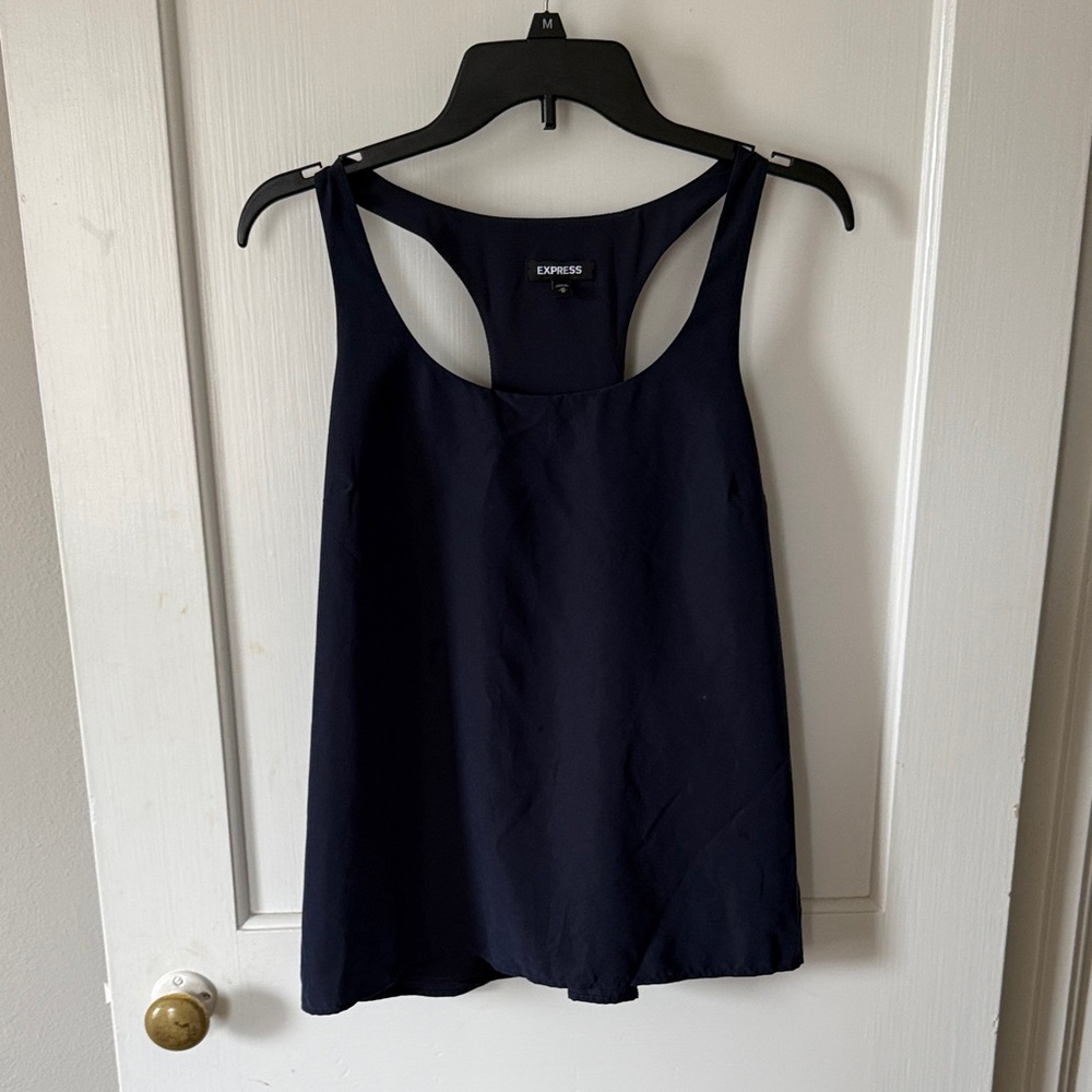 Express Navy Racerback Camisole